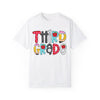 THIRD GRADE School Font Comfort Colors Tee