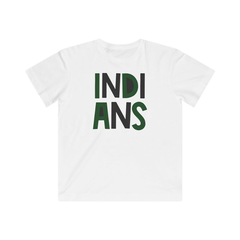 YOUTH Indians Filled Font T-Shirt