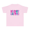 YOUTH Kindergarten Heart Font Comfort Colors Tee