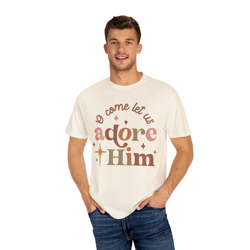 Copy of Oh Come Let Us Adore Him Comfort Colors Tee