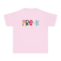 YOUTH PRE-K School Font Comfort Colors Tee