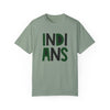 Indians Filled Font Comfort Colors Tee