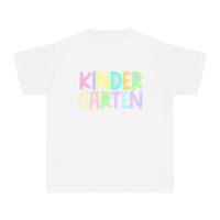 YOUTH KINDER Pastel Font Comfort Colors Tee