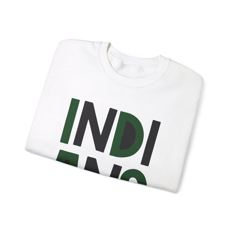 Indians Filled Font Crewneck Sweatshirt