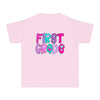 YOUTH First Grade Heart Font Comfort Colors Tee