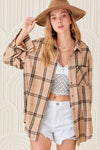 Neutral Plaid Shirt