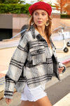 Neutral Plaid Jacket