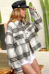 Neutral Plaid Jacket