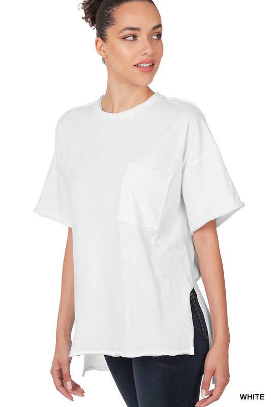 Raw Edge Boxy Tee