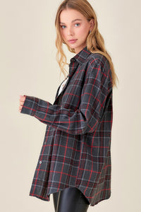 Neutral Plaid Shirt