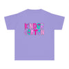 YOUTH Kindergarten Heart Font Comfort Colors Tee