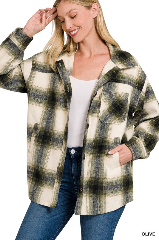 Oversized Plaid Shacket