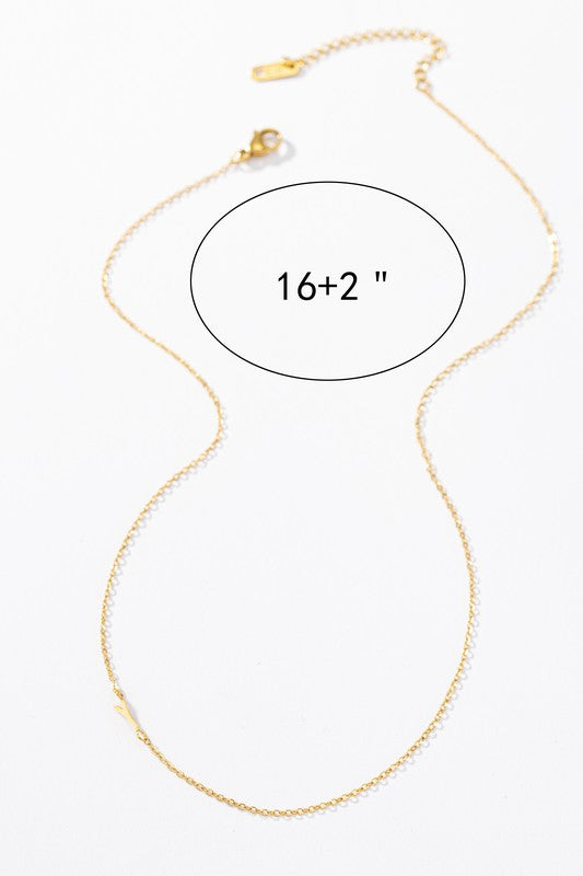 Minimalist Initial Necklace