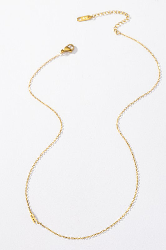 Minimalist Initial Necklace