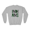 YOUTH Indians Filled Font Sweatshirt