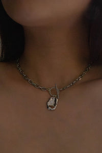 Sculpted Charm Pull Through Necklace