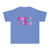 YOUTH Kindergarten Heart Font Comfort Colors Tee