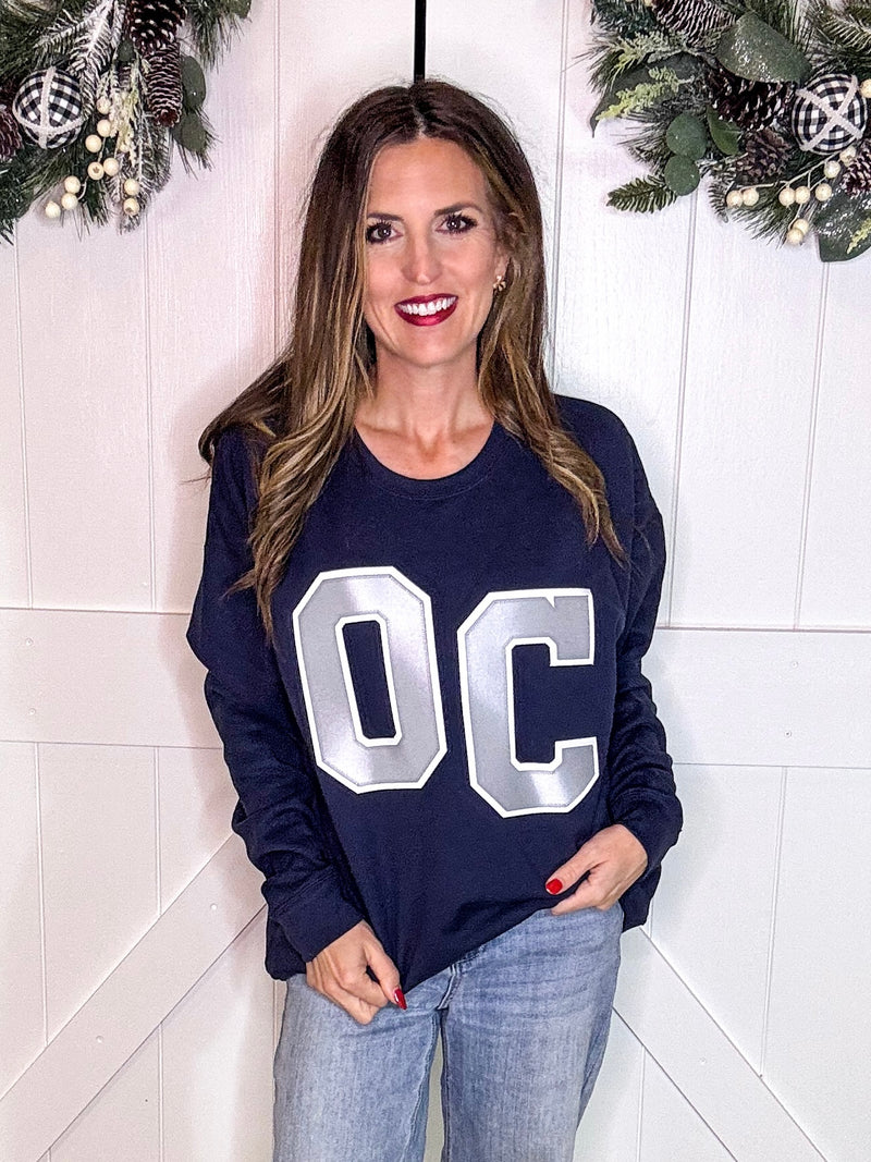 Varsity "OC" Ovilla Christian Sweatshirt PREORDER