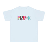 YOUTH PRE-K School Font Comfort Colors Tee