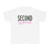 YOUTH Second Grade Notebook Font Comfort Colors Tee