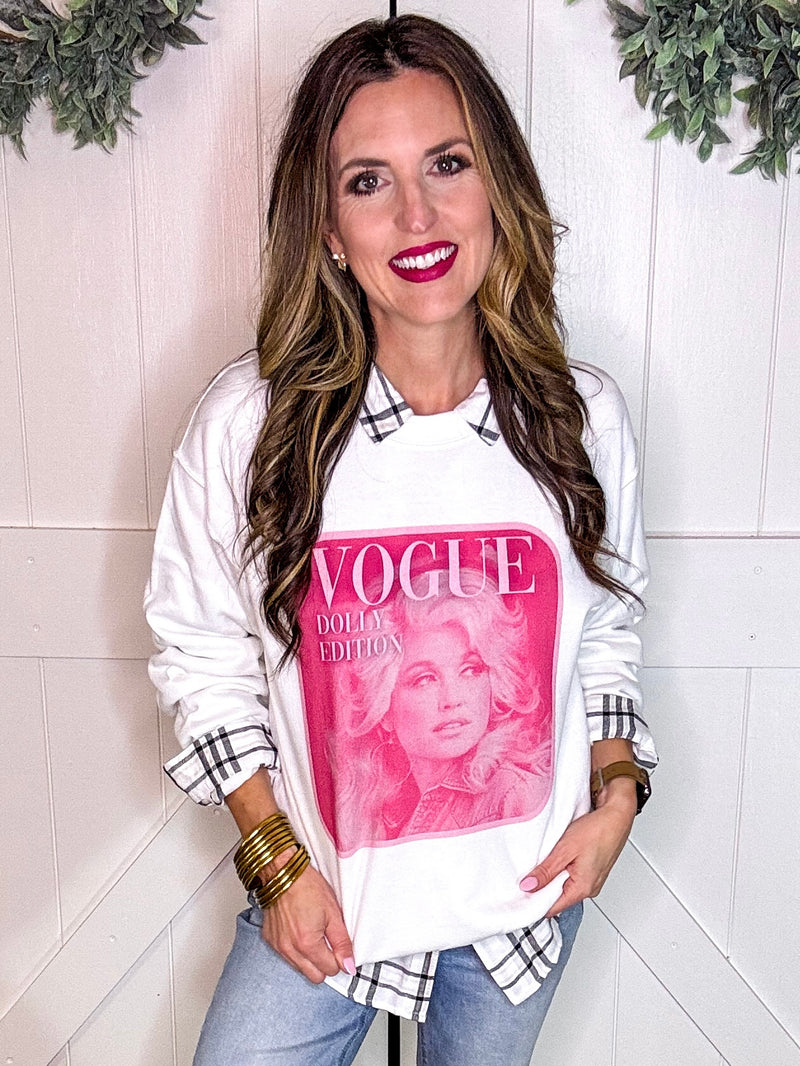 Female Icon Sweatshirt in Hot Pink