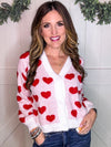 Heart Button Down Cardigan