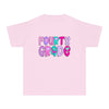 YOUTH Fourth Grade Heart Font Comfort Colors Tee