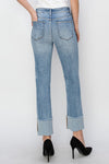 RISEN Cuffed Straight Jeans