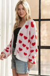 Heart Button Down Cardigan