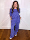 Casual Sweats Set in Periwinkle