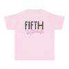 YOUTH Fifth Grade Notebook Font Comfort Colors Tee