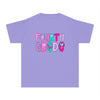 YOUTH Fourth Grade Heart Font Comfort Colors Tee