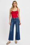 RISEN Tummy Control Wide Leg Jeans