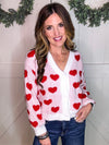 Heart Button Down Cardigan