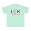 YOUTH Fifth Grade Notebook Font Comfort Colors Tee