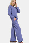 Casual Sweats Set in Periwinkle