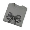 Halloween Lace Bow Comfort Colors Tee