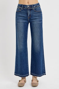 RISEN Tummy Control Wide Leg Jeans