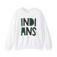 Indians Filled Font Crewneck Sweatshirt