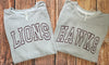 Lions Elbow Patch Pullover