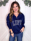 NAVY LIFE Quarter Zip Pullover PREORDER