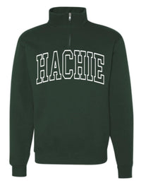 GREEN Waxahachie Indians Quarter Zip Pullover PREORDER