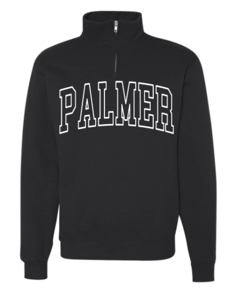 BLACK PALMER Quarter Zip Pullover PREORDER