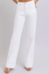 RISEN White High Rise Straight Leg Jeans