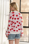 Heart Button Down Cardigan