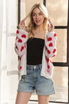 Heart Button Down Cardigan