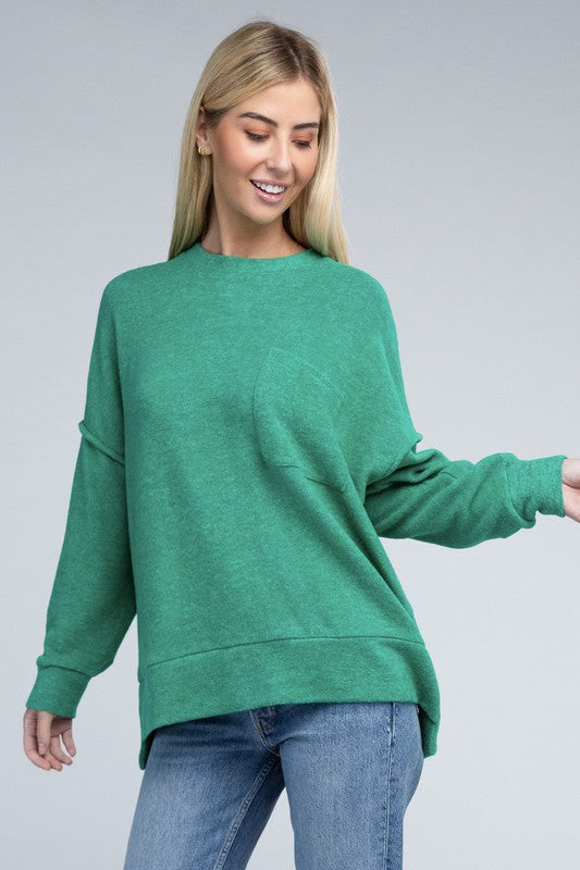 Drop shoulder oversized discount sweater