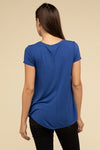 Round Hem Short Sleeve Tee