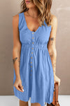 Sleeveless Button Down Dress