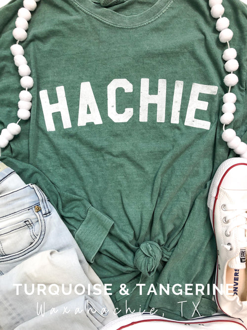 Hachie Indians T-Shirt – Turquoise & Tangerine